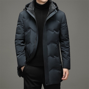 2023冬新款中年男白鹅绒羽绒服休闲冬装爸爸外套YYYR052196-P380图片