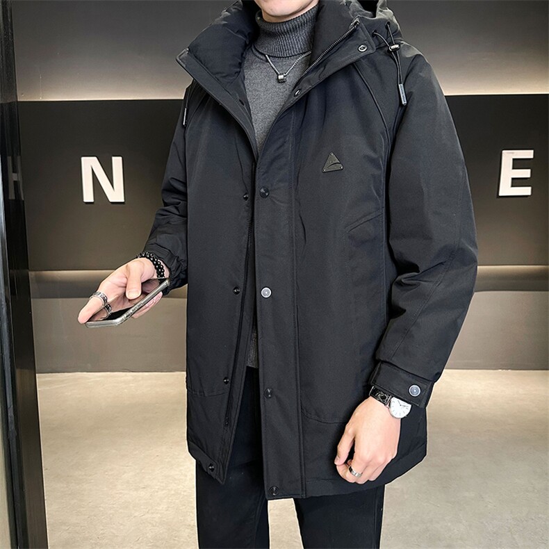 数据款标90羽绒服男士中长款2025新款外套B240-YR99656-P365,男装羽绒服,电商B240