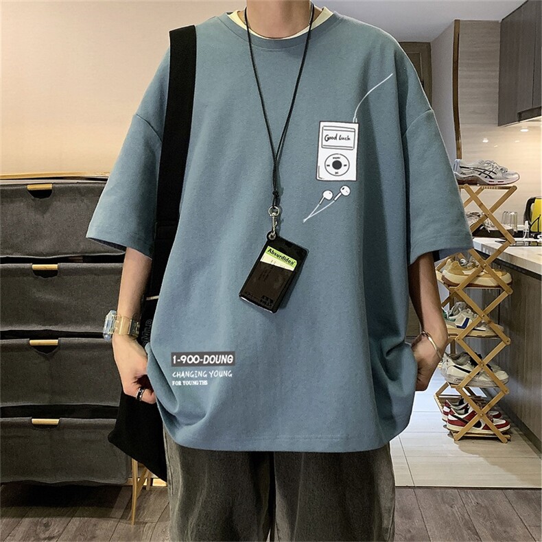 230g重磅纯棉!夏季短袖t恤男半袖男DSA028-MDT21L125-P25,男装T恤,电商A028