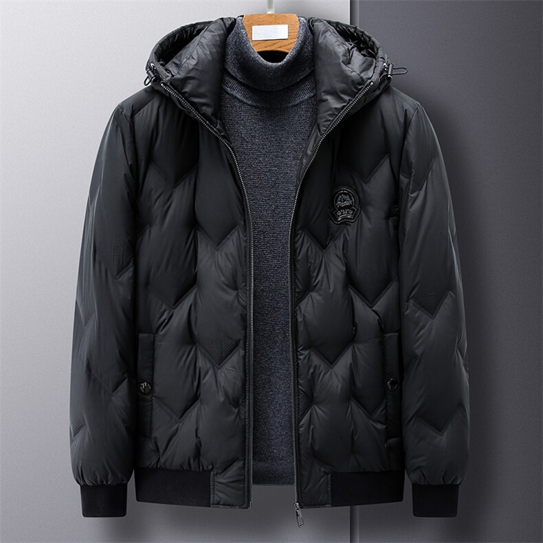 羽绒服冬季男装90%白鸭绒羽绒服立领加厚时尚青年外套HP8805-P305,男装羽绒服,星座1105-3
