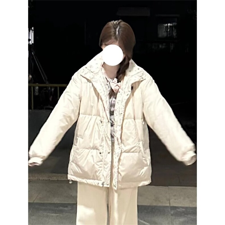 F1029-P128碎花两面穿设计感加厚羽绒服新款时尚高级感超好看棉服,女装短外套,星座617A-2