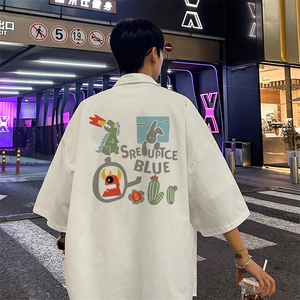 量大优  供视频 冰丝短袖衬衫男 DS236-特P 25图片