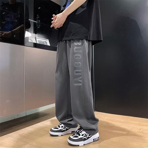 男春夏新款青少年时尚钢印休闲裤K3039P36图片