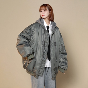 2022新款加厚保暖潮流棒球服服冬装假两件工装G01-P148 限价168图片