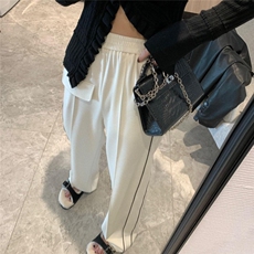 现货秋冬新款口袋校服卫裤，女装休闲裤，XTZ style