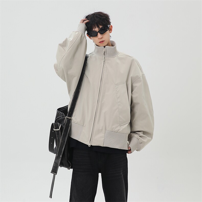 港风日系座山蟒夹克立领短款设计感外套XZ213-JK8000特P75控128,男装夹克,星座213