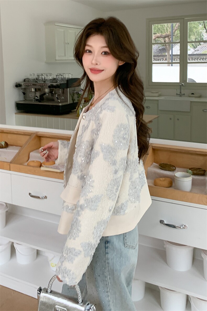 现货新款2025年春季时尚百搭蕾丝拼接外套1C119-P165-K235,女装连衣裙,英标秀