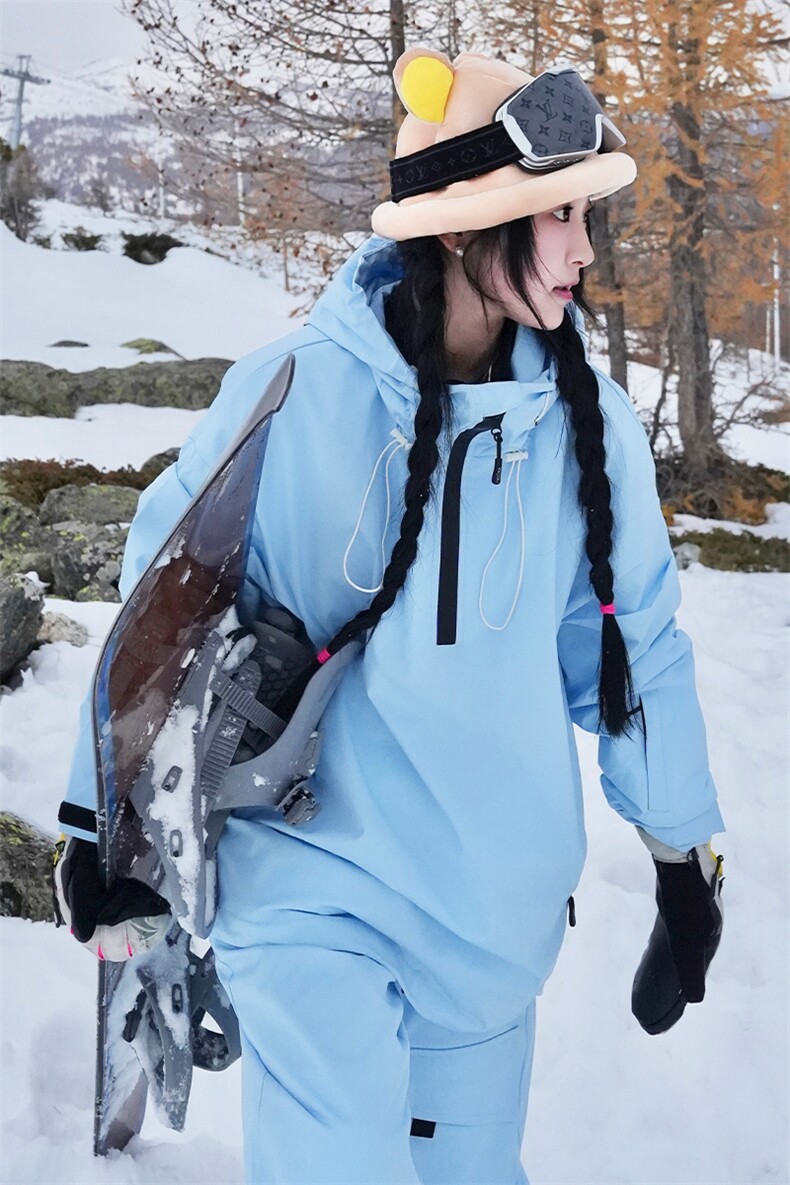 防风防水滑雪服套装情侣保暖俩件套装登山服外套TZ033-P220控328,男装棉衣,电商A001