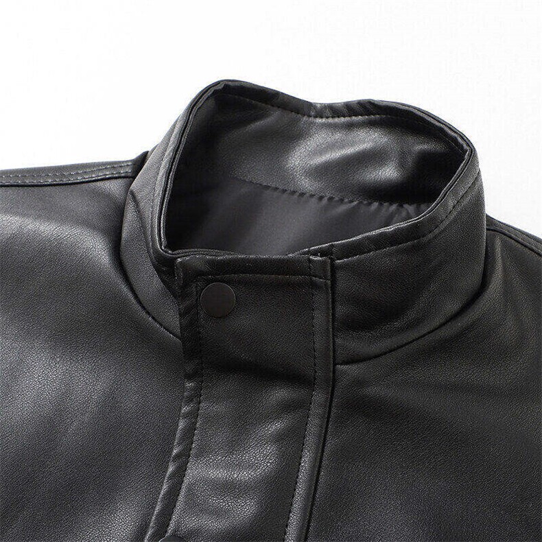新款皮衣皮夹克潮酷帅气男式夹克309B-3-6803-P75,男装夹克,星座1409-3