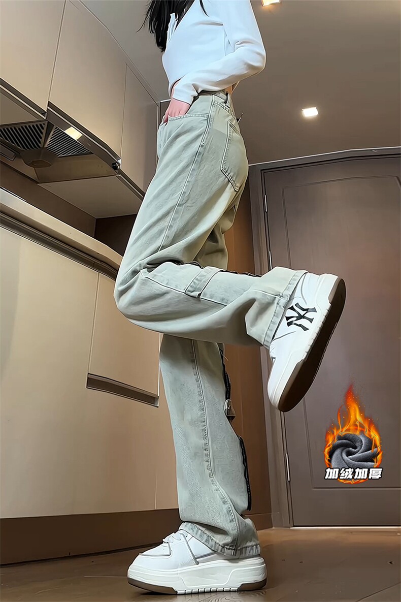 2025GK23129加绒内景大码美式微喇牛仔裤M-5XGK23902-特P50,男装牛仔裤,电商A022