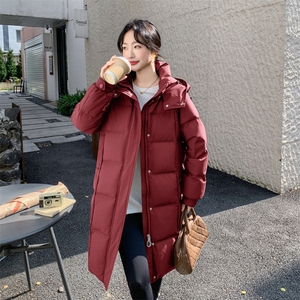 鹅绒羽绒服中长款外套，2C011-895-P315-K415图片