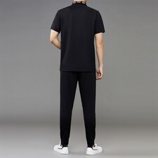 夏季短袖t恤男套装男士时尚休闲宽松卫衣男装搭配短袖运动套装男，男装休闲套装，电商B212（原钱塘6029）