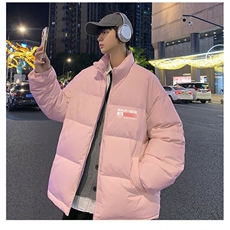 慵懒潮流百搭流行新款ins日系时尚高质量防水棉服原宿简约气质，男装棉衣，星座1013-1