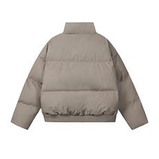 现货5W件冬季三防重磅硬挺boxy短款羽绒立领PU皮棉衣外套加厚棉服，男装棉衣，电商A486-1