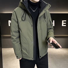 店主风2025年连帽重工机能加厚保暖潮流羽绒服男YR6033-P215，男装羽绒服，电商D240-242