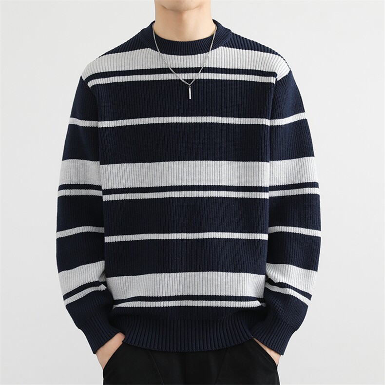 港风时尚休闲毛衣男士潮牌宽松内搭针织羊毛衫MY9672P65，男装针织衫/毛衣，星座914