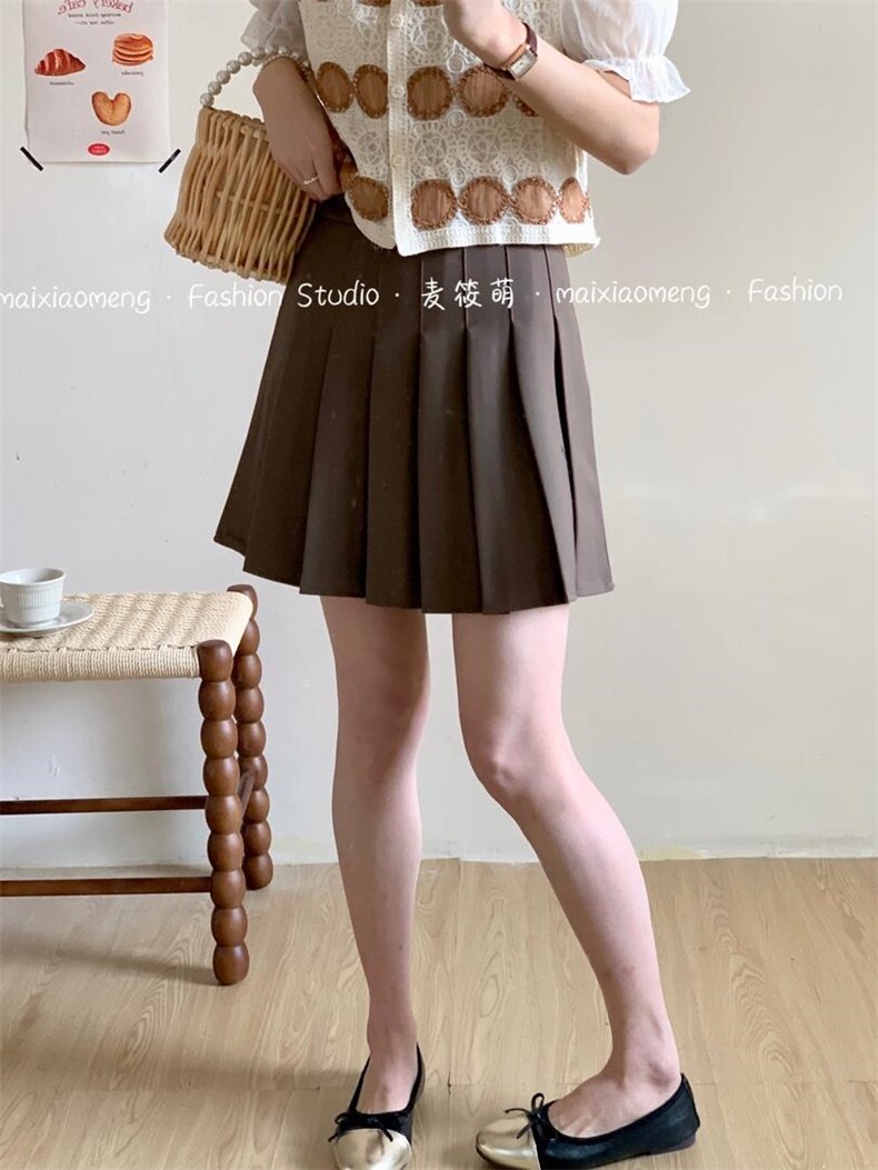超工艺高订小衫?百褶半裙，女装半身裙，麦筱萌