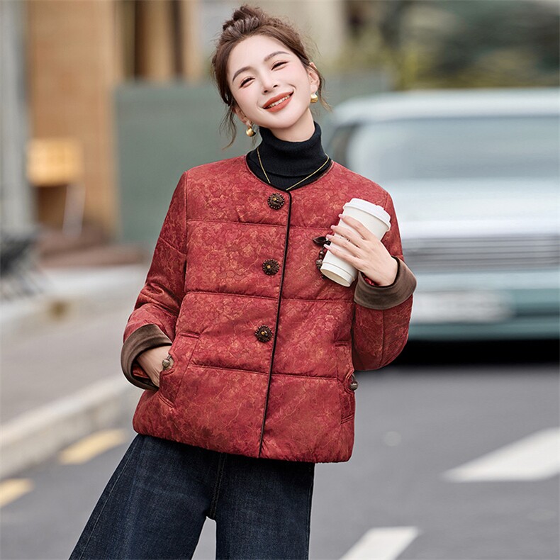 （现货）新款欣贝拉2025年冬季guo风羊毛填充大衣休闲气质款,女装毛呢外套,欣贝拉