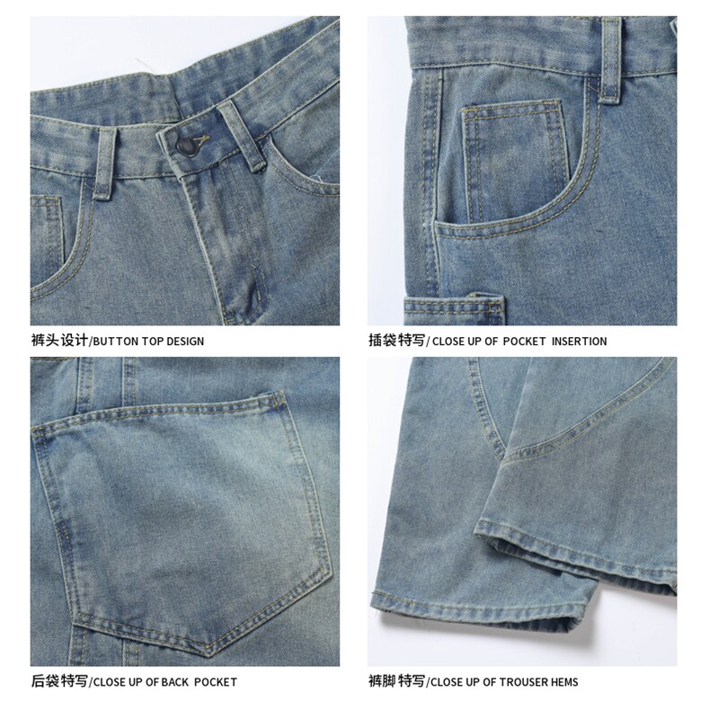 2025GK24851加绒白底大码美式弯刀牛仔裤M-5XGK241010-特P50,男装牛仔裤,电商A022