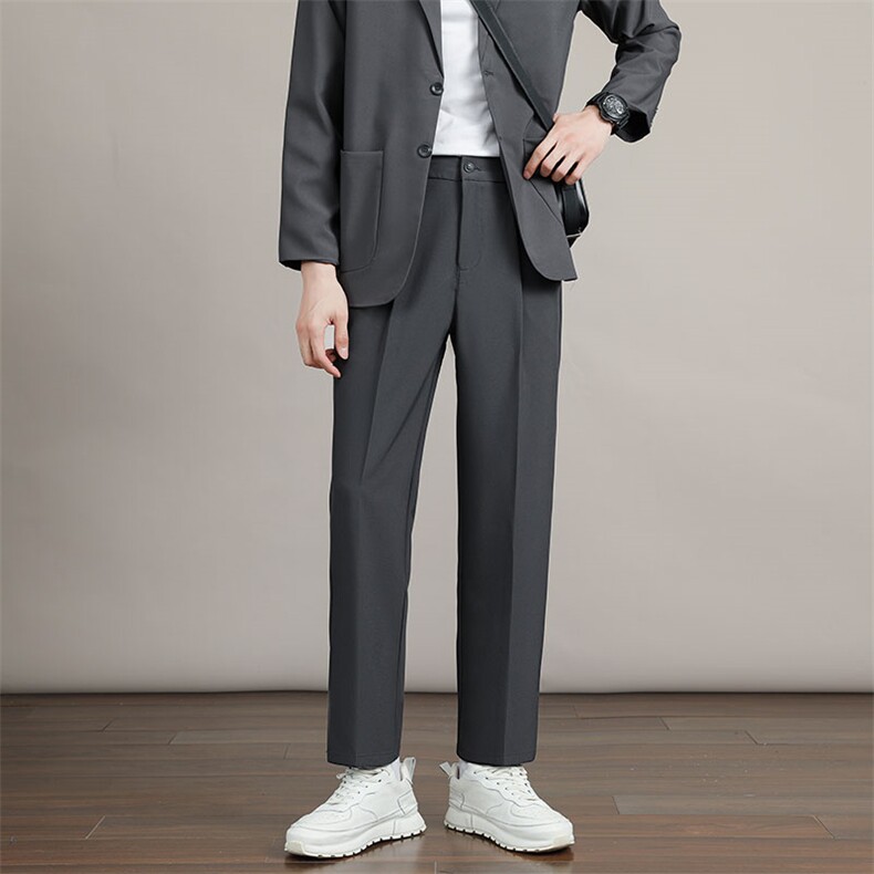 西裤男秋冬新款韩版简约舒适休闲九分裤CY96-P40(69），男装西裤，星座214-5