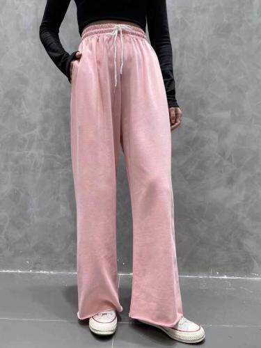 春季新款抽绳阔腿裤，女装，AT(2F)