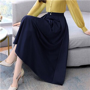 假两件连衣裙女2025年春秋新款高级感时尚气质印花长裙潮，女装半身裙，卡杰菲