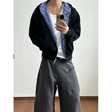 1506-1/MF-A2371/P63卫衣短宽百搭开衫外套男潮cleanfit夹克休闲，男装夹克，星座1506-1