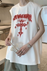 量大优可提供视频2024夏美式麂皮绒背心HD019-1-BP2457-P18，男装背心/马甲，电商019-1