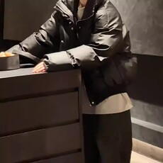 短款pu皮棉服男士冬季棉衣防寒面包服外套MY258直播，男装棉衣，星座1904A
