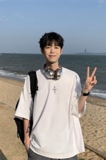 得物直播品质220克纯棉精梳xz605-dcm257-特批20控38，男装T恤，星座605(原A050)