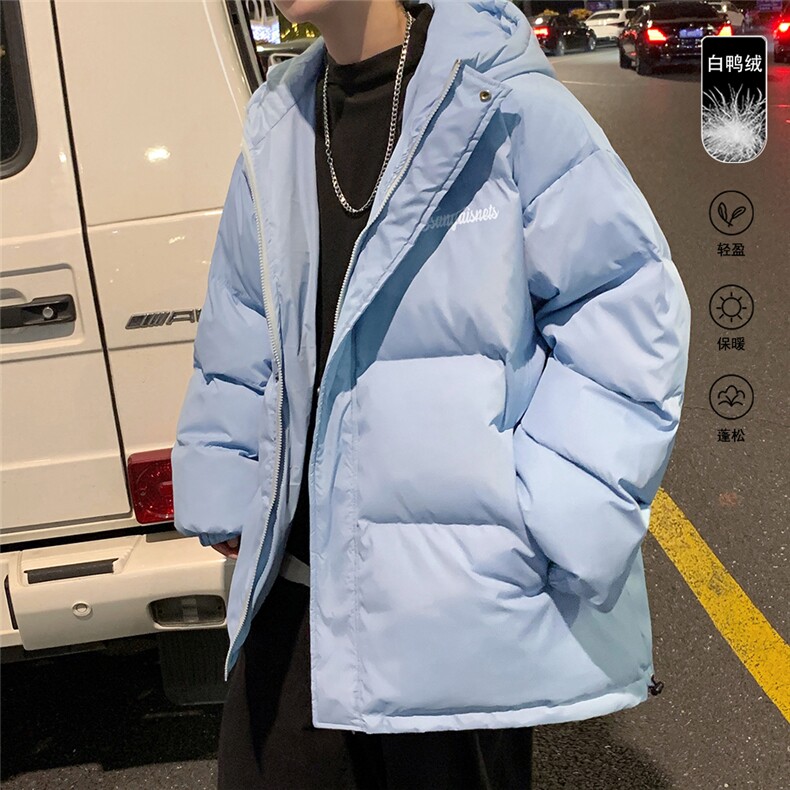 港风夜景标白鸭绒字母印花连帽羽绒服A247-YR21301特批175控258,男装羽绒服,电商A247