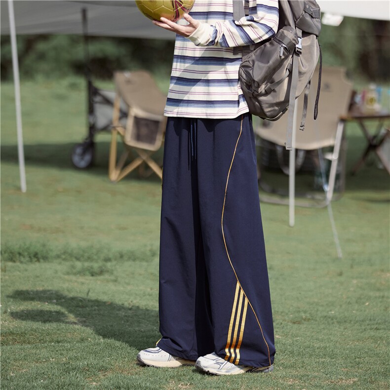 夏季新款条纹设计百搭潮流户外宽松休闲裤B315-K25608-特p35控68,男装休闲裤,电商B315