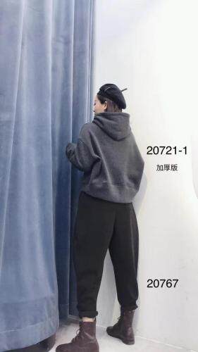 【现货】加厚双拉链连帽卫衣图片