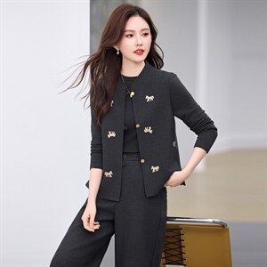 2026春季新款简约时尚休闲三件套，女装套装/套裙，美沁