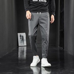 2021秋冬新款青年韩版弹力运动裤潮男束脚休闲长裤K701-P45图片