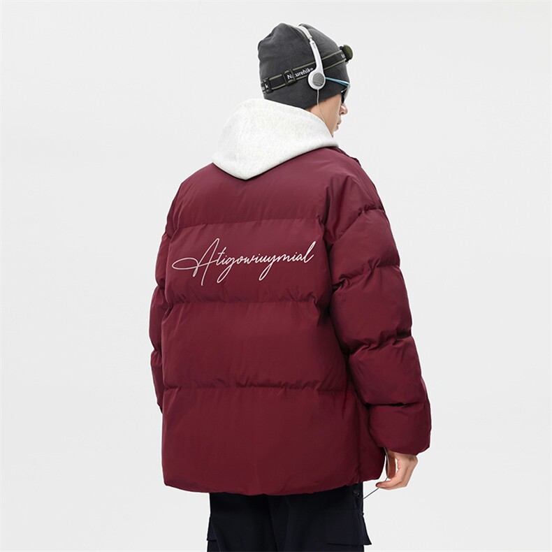 冬季新款棉服 DT2655-TP65控价98 多色可选休闲宽松字母印花外套图片
