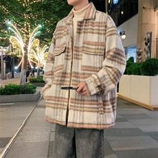 小香风外套男春秋季新款青少年宽松潮流夹克JK0236-P95，男装夹克，星座308B-2