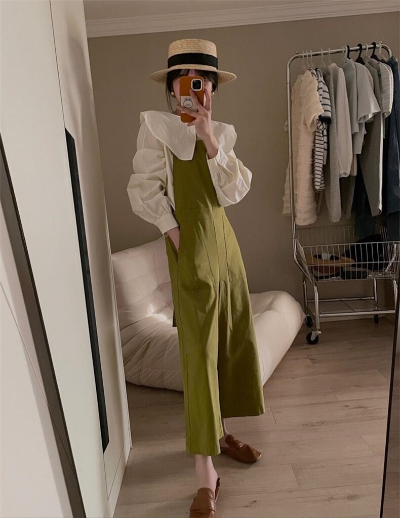 夏季新款现货，设计款背带裤，其它，单井 Single Well