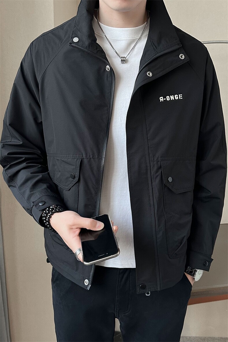 店主风秋款外套时尚休闲男装夹克百搭上衣潮B317/55826/P98,男装夹克,电商B317