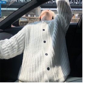 毛衣男秋冬新款港风宽松针织毛衫MYA6-P65图片