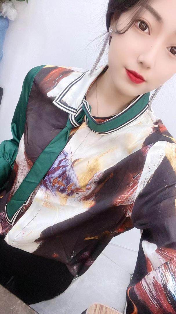 春季新款定位花色衬衫，女装衬衫，帝瀛 DY