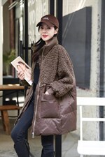 皮毛一体拼羽绒，其它，圣丝诺亚