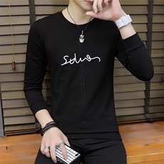 款6613-P35男士长袖T恤春秋款韩版潮流卫衣男修身春秋衣打底衫，男装T恤，电商D310（原电商305）