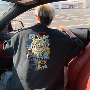 已注册新款抖音直播得物男女短袖T恤220克纯棉T5116P23图片