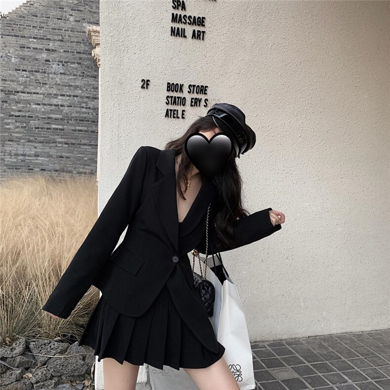 1199不规则西装套装，女装西装，XTZ style