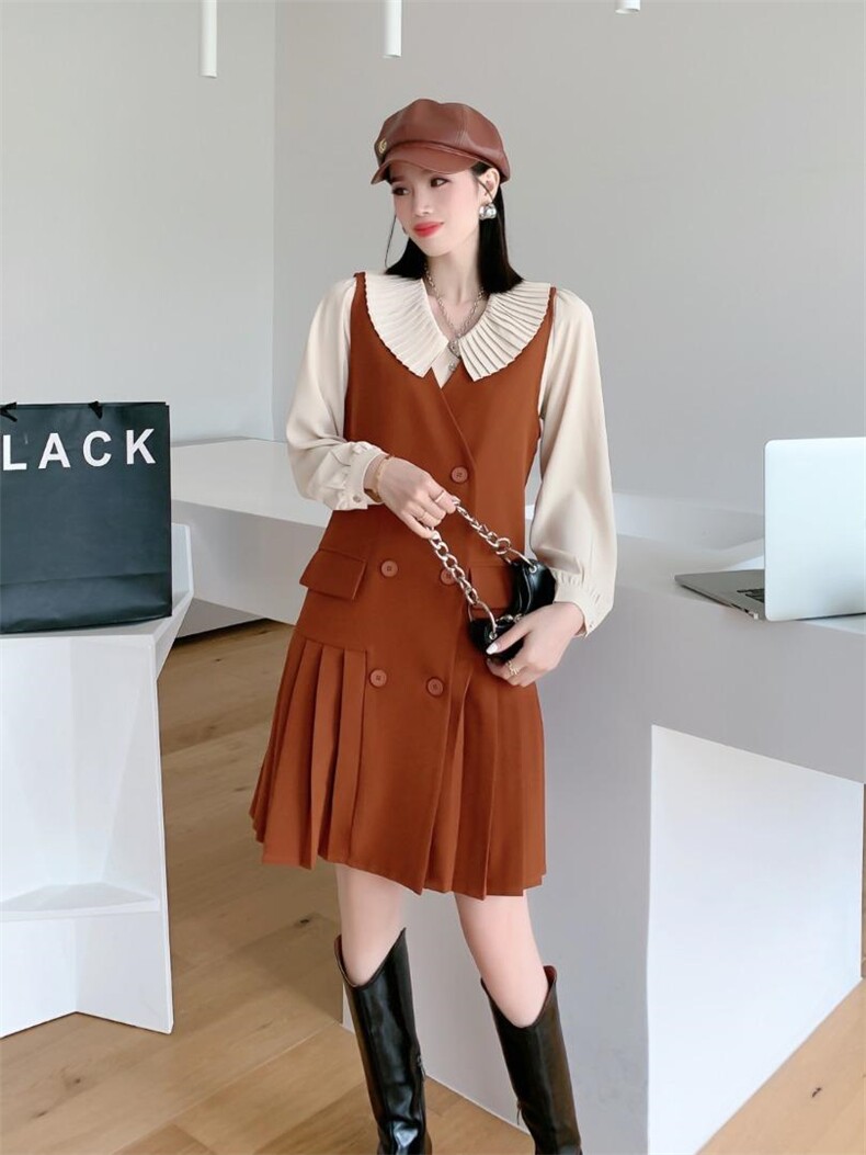 秋装连衣裙，女装连衣裙，江南红雪兒