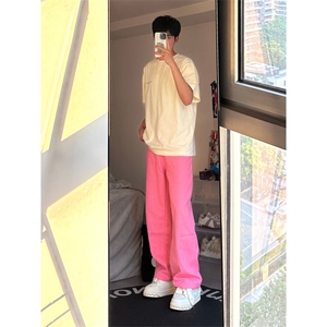 24年春夏季水洗高街vibe直筒宽松阔腿五色牛仔裤NZ2310-P55控78图片