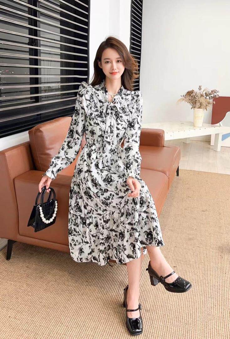 碎花连衣裙，女装连衣裙，阿爆