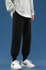 加绒2023秋冬卫裤高弹健康布聚酯纤维WK602-1-特批22加绒批30，男装休闲裤，星座718-1
