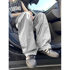 美式vibe复古解构速干裤薄款尼龙伞兵裤冲锋裤6502-K753-P55控79，男装休闲裤，星座502
